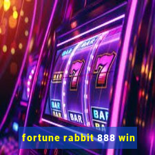 fortune rabbit 888 win